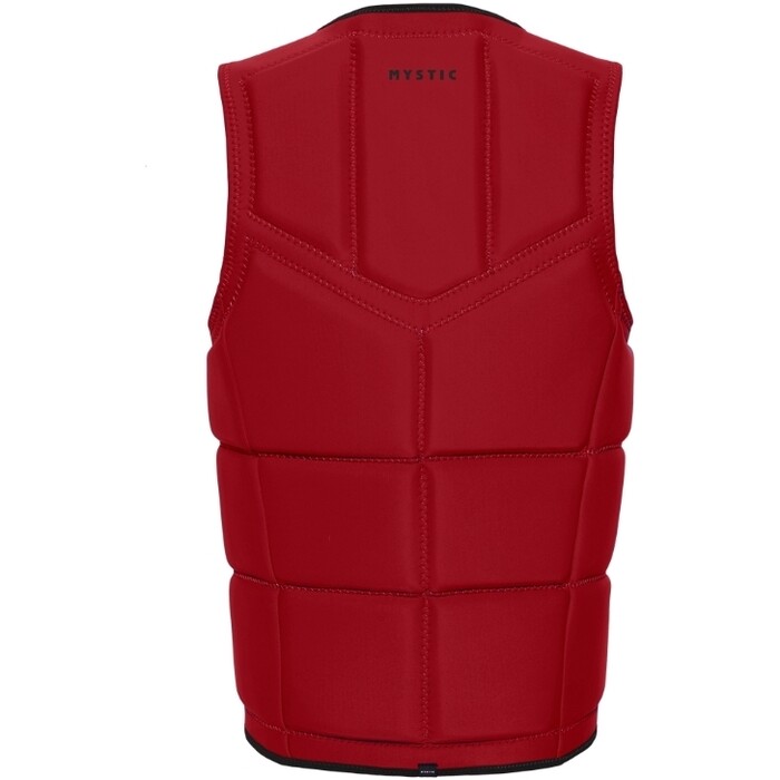 2024 Mystic Mens Brand Front Zip Wake Impact Vest 35005.240215 - Red